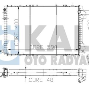 RADYATÖR 2 SIRA CU PL 19 1.8 TURBO - KALE