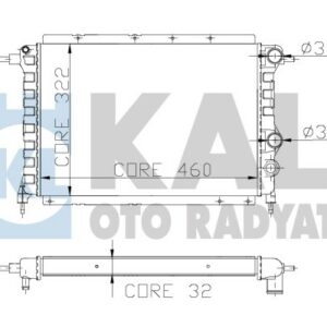 RADYATÖR 2 SIRA AL PL 25-ESPACE 2.0/2.2/1.9 DTİ - KALE