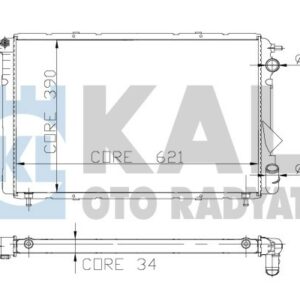 RADYATÖR AL/PL/BRZ ESPACE 2.1 TURBO D/ 2.2 RN/RT/RXE/QUADRA - KALE