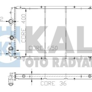 RADYATÖR 2 SIRA PA TRAFIC 1.9TDI - KALE