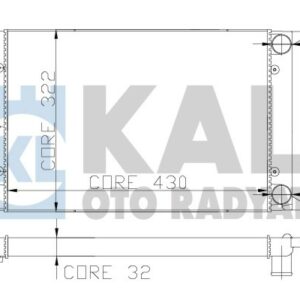 RADYATÖR 3 SIRA AL PL GOLF-JETTA-SCİROCCO - KALE
