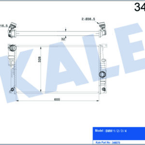 MOTOR SU RADYATORU BMW N20 N26 N55 F20 F30 F32 F34 F36 F22 F80 F82 - KALE