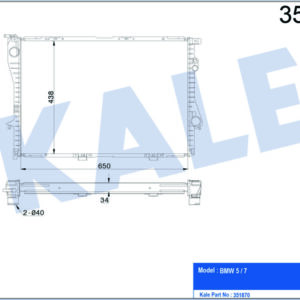 MOTOR SU RADYATORU BMW M51 D25 E38 96 01 E39 96 03 - KALE