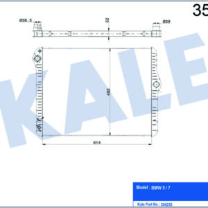 RADYATÖR AL/AL 5-7 AT//MT - KALE