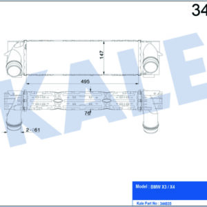 İNTERCOOLER AL/PL/BRZ X3-X4 - KALE