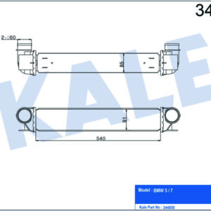 TURBO RATURBO RADYATORU BMW E39 M47 M57 - KALE