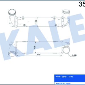 TURBO RADYATORU BMW M57 D30 E90 N47 D20 E84 - KALE