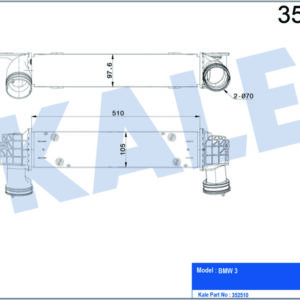 İNTERCOOLER 3 E90-E91-E92-E93 05 - KALE