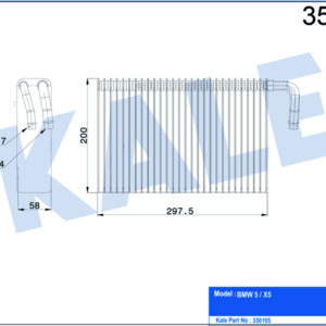 EVAPORATOR BMW E39 E53 RANGE ROVER 3 VOGUE L322 02 12 - KALE