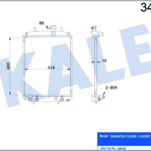 RADYATÖR AL/PL/BRZ CUORE-CUORE VI AT 1.0 03 - KALE