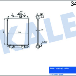 RADYATÖR AL/PL/BRZ SIRION AT - KALE