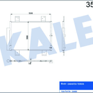 KONDENSER AL/AL DAIHATSU TERIOS - KALE