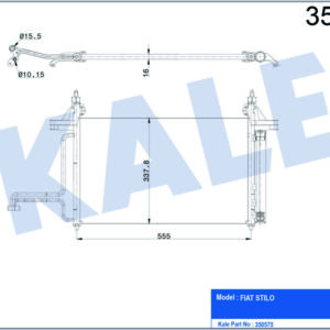 KONDENSER AL/PL/BRZ STILO - KALE