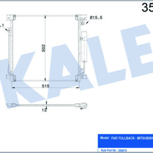 KONDENSER AL/AL FULLBACK-MITSUBISHI L 200-TRITON - KALE