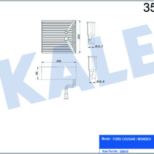 EVAPORATOR COUGAR-MONDEO - KALE