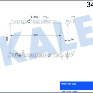 RADYATÖR AL/PL/BRZ RIO II AT - KALE