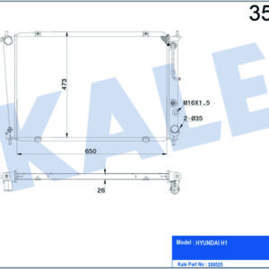 RADYATÖR AL/PL/BRZ H1 - KALE