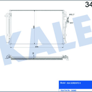KONDENSER AL/AL SORENTO II - KALE