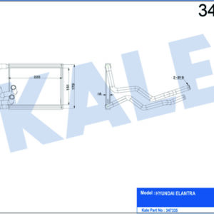 KALORİFER ELANTRA - KALE