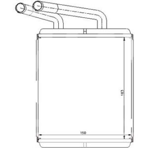 KALORİFER BRAZING AL/AL HYUNDAI H100-PORTER KALORİFER - KALE