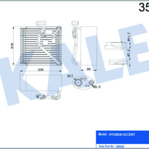 EVAPORATOR ACCENT - KALE