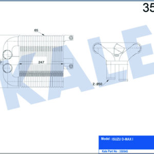 İNTERCOOLER AL/PL/BRZ D-MAX I - KALE