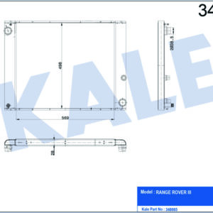 MOTOR SU RADYATORU 306D1 M57 D30 RANGE ROVER 3 L322 02 12 - KALE