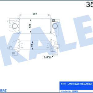 TURBO RADYATORU 20 T2N FREELANDER I L314 98 06 MEKANIK SANZ. - KALE