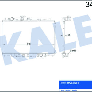 RADYATÖR AL/PL/BRZ 626 III MT - KALE