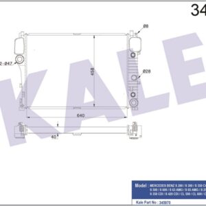 MOTOR SU RADYATORU MERCEDES S-CLASS W221 05 13 - KALE