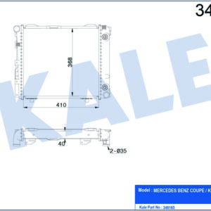 MOTOR SU RADYATORU KLIMASIZ. OTOMATIK SANZIMAN MERCEDES M102 W201 W124 S124 C124 - KALE