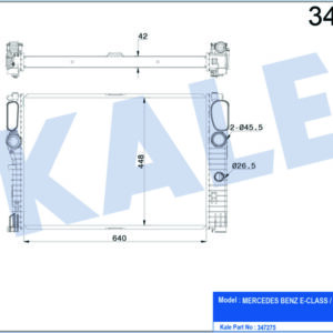 MOTOR SU RADYATORU MERCEDES C219 W211 S211 - KALE