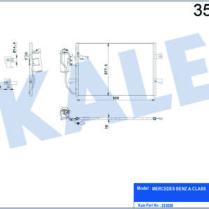 KLIMA RADYATORU MERCEDES A-CLASS W168 97 04 VANEO 414 02 05 - KALE