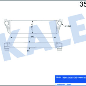 TURBOSARJ RADYATORU MERCEDES VITO W639 03 - KALE