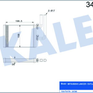 KALORİFER LANCER-OUTLANDER I - KALE