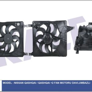 FAN MOTOR DAVLUMBAZNISSAN QASHQAI-QASHQAI 2 FAN MOTOR DAVLUMBAZ - KALE