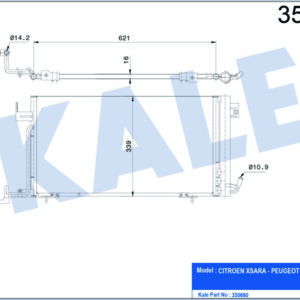 KONDENSER AL/PL/BRZ XSARA- 306 - KALE