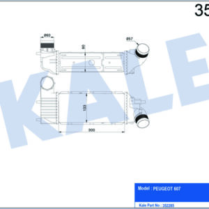 İNTERCOOLER P607 2.0HDİ 00 - KALE