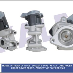 EGR VALVE C5 III-C6- JAGUAR STYPE-XF-XJ-LAND ROVER RANGE ROVER SPORT-PEUGEOT 407-607 EGR VALF - KALE