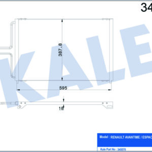 KONDENSER AL/AL AVANTIME-ESPACE III - KALE