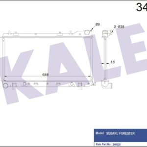 RADYATÖR AL/PL/BRZ FORESTER - KALE