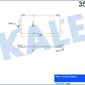 KONDENSER AL/PL/BRZ COROLLA - KALE