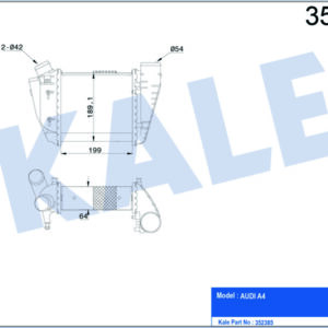 İNTERCOOLER A4 2.5 TDI 03 - KALE