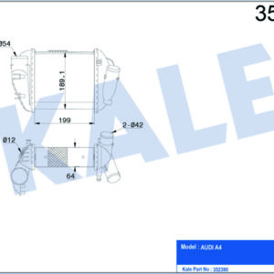 İNTERCOOLER A4 2.5 TDI 03 - KALE