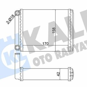 KALORIFER RADYATORU MERCEDES SPRINTER B901 B904 95 06 - KALE