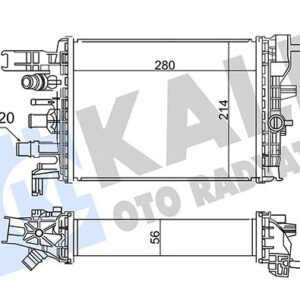 INTERCOOLER DACIA SANDERO II AL/BRZ - KALE