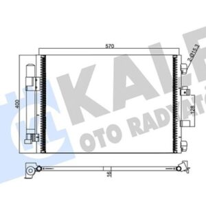 KLIMA RADYATORU KONDANSER FOCUS III 1.0 ECOBOOST -1.6TDCI 11 GRAND C-MAX 11 591 377 16 - KALE