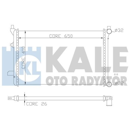 RADYATÖR 200-200D-230.4 Y. SAÇLI W115 3 SIRA PA - KALE