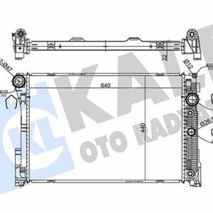 MOTOR SU RADYATORU MERCEDES GLK-CLASS X204 08 15 W204 C63 AMG 08 14 - KALE