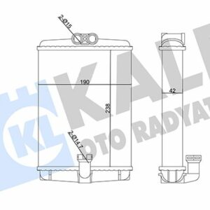 KALORIFER RADYATORU MERCEDES W210 W220 C215 R170 C208 A208 - KALE